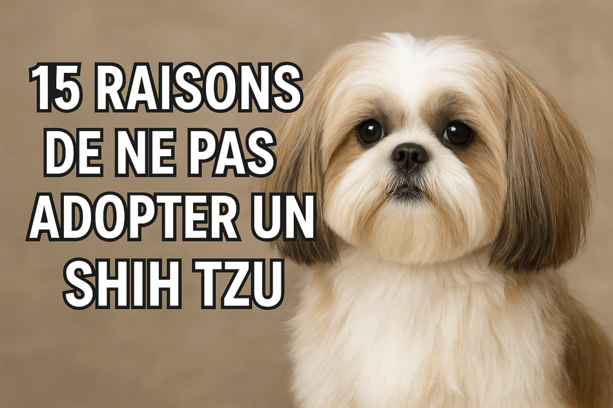 15 RAISON DE NE PAS ADOPTER UN SHIH TZU