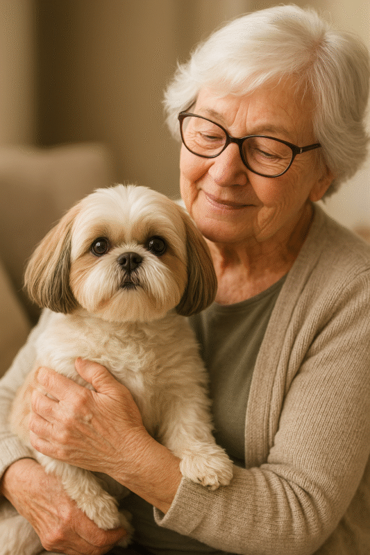 BEST DOG BREEDS  FOR SENIORS